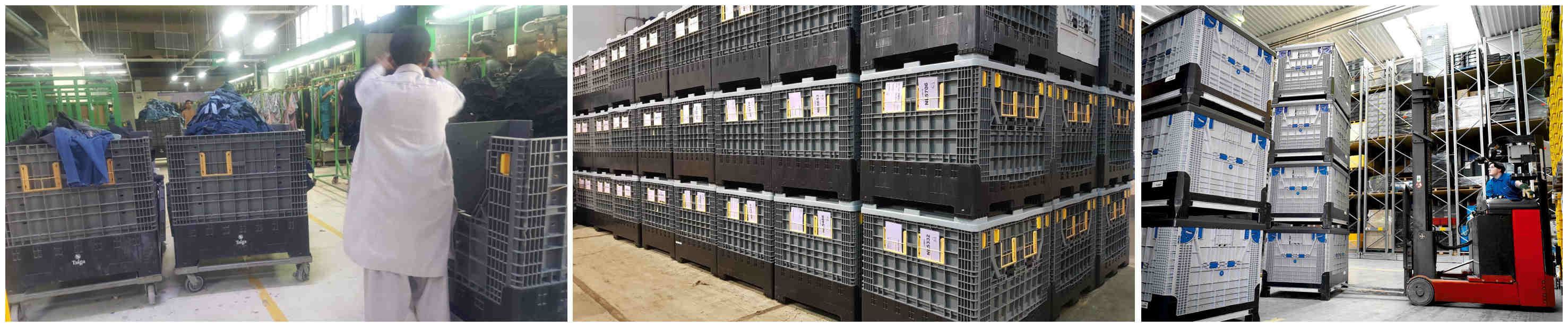 product-800-190 HDPE Automotive Parts Bulk Bins