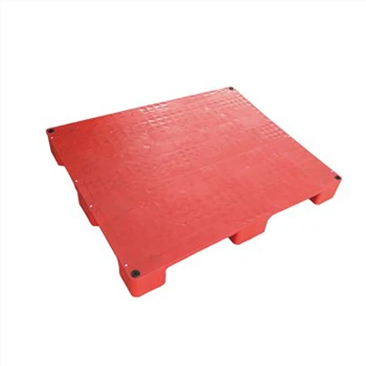 4-smerna plastična paleta z ravnim vrhom