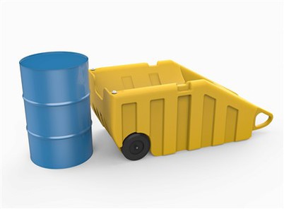 200L voziček za sod za nadzor razlitja